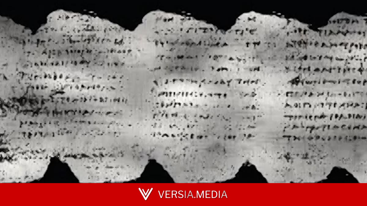La IA descifra un pergamino de Herculano de hace 2.000 años