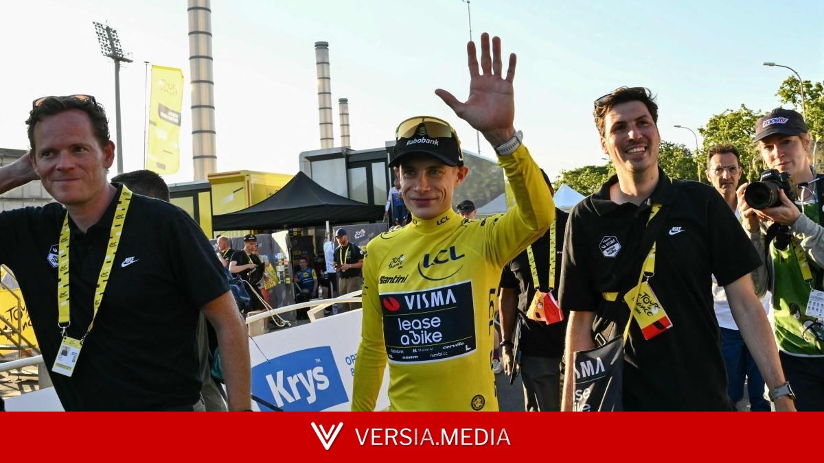 Jonas Vingegaard: “Soy el maillot amarillo, pero esto es cosa de todo el equipo”