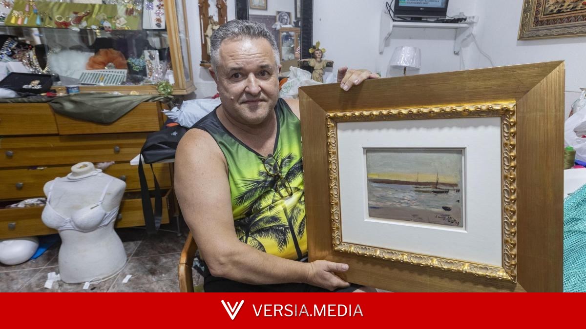 Recuperado el cuadro de Sorolla perdido en Sevilla: “Lo cogí porque me gustó el marco”