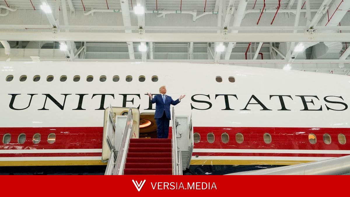 Trump estrena el polémico Air Force One regalado por Catar