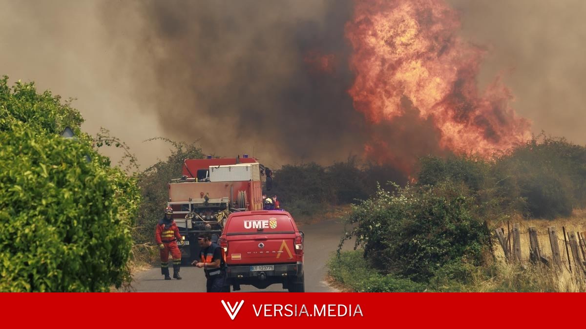 Las rachas de viento complican la extinción de los incendios en Madrid: “El fuego sigue activo”
