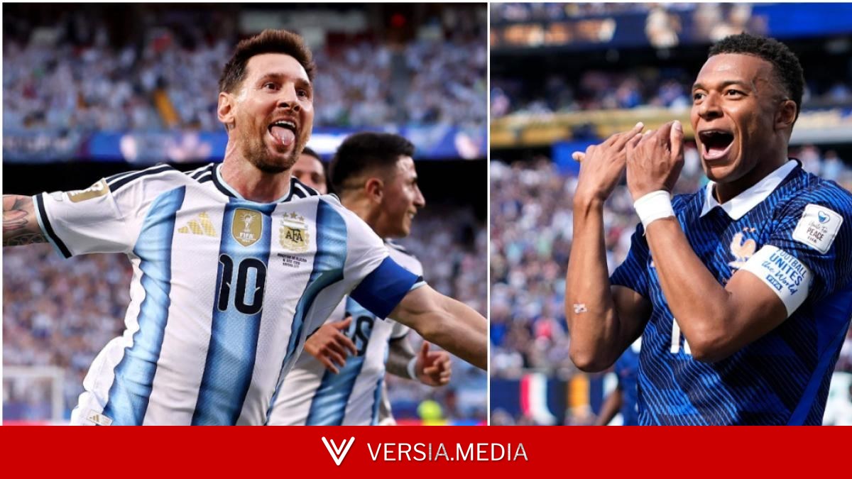 Messi y Mbappé juegan un mundial dentro del Mundial