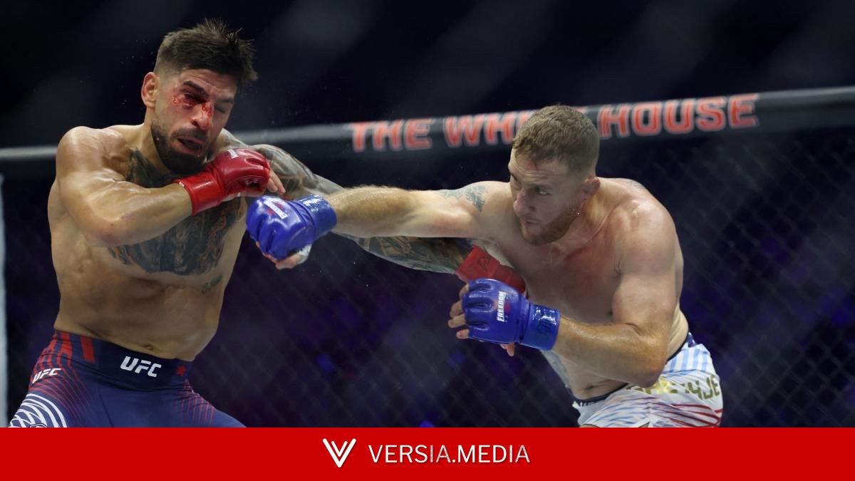 Las mejores imágenes del combate entre Ilia Topuria contra Justin Gaethje — Health | Versia.media
