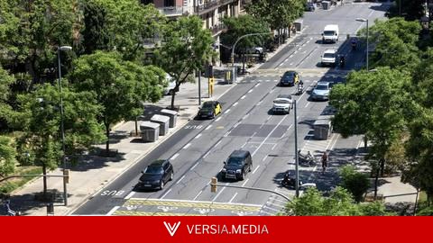 Barcelona elimina en 20 años uno de cada tres carriles destinados el vehículo privado