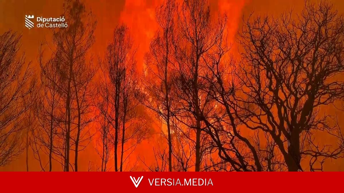 Siguen confinadas 64.000 personas y evacuadas 16.000 a causa del fuego de la Vall d'Uixó