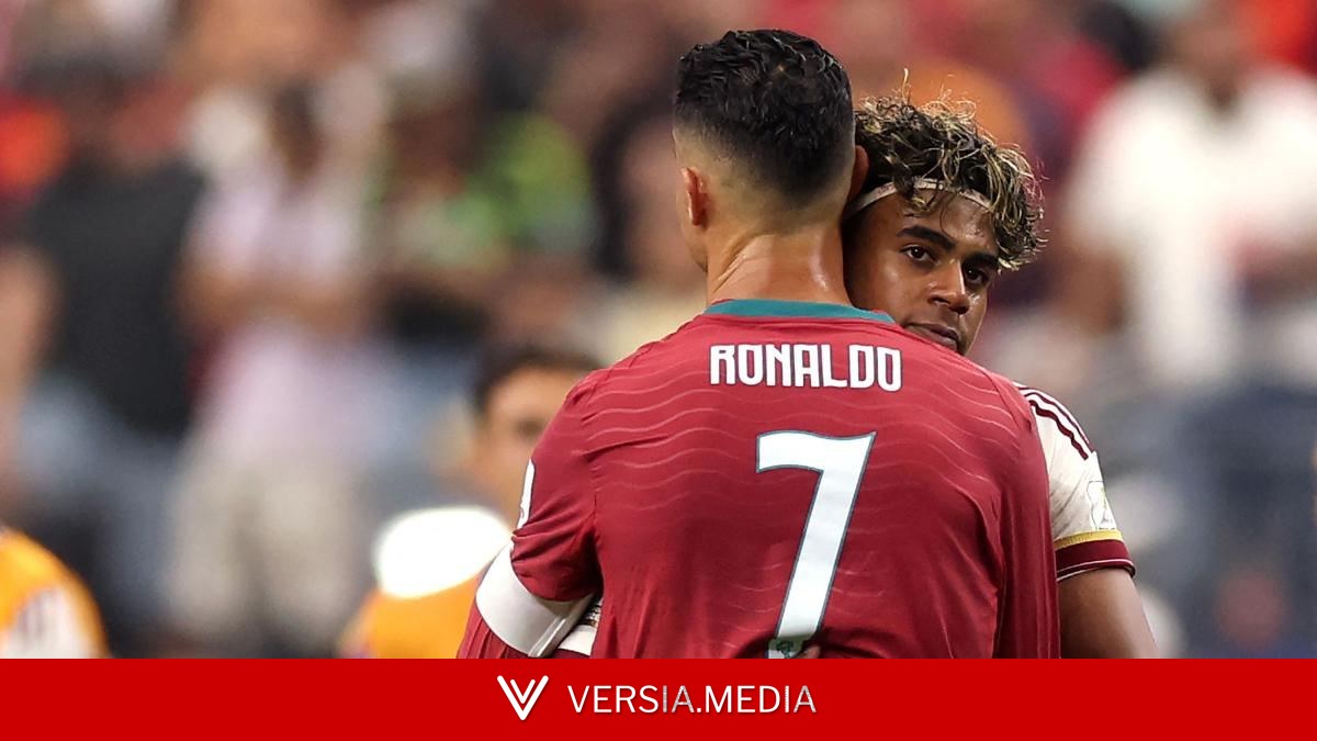 Lamine aparca a Cristiano
