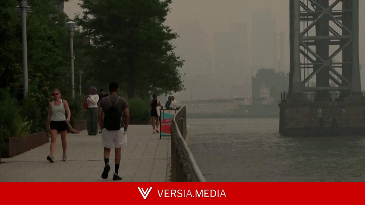 Alerta en Nueva York por “aire insalubre” debido al calor y el humo de los incendios de Canadá
